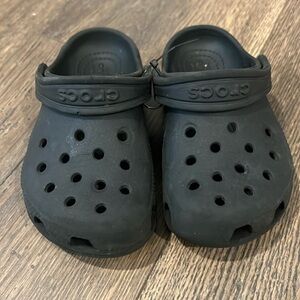 Toddler CROCS Black 
Size 9